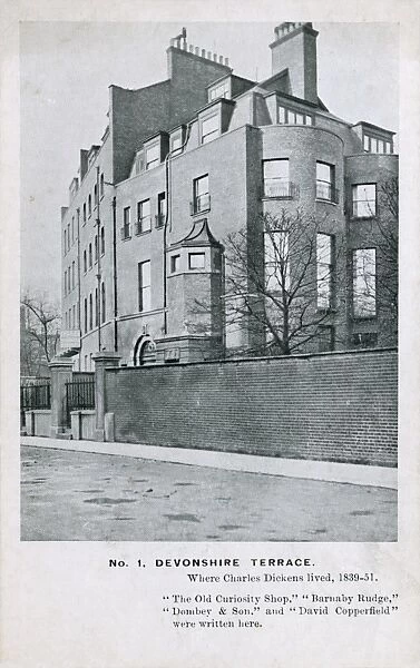 1, Devonshire Terrace, London - Home of Dickens