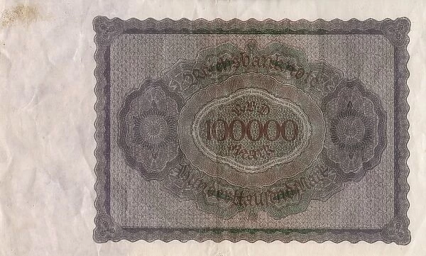 100000 Mark note