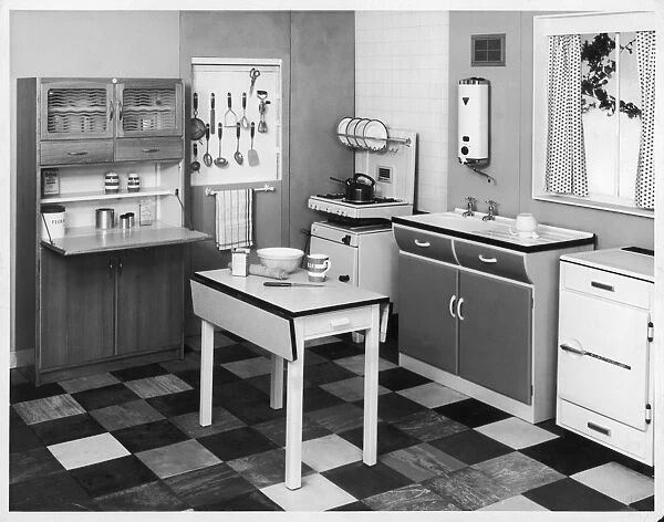 1960S Kitchen. A classic kitchen, with a dresser