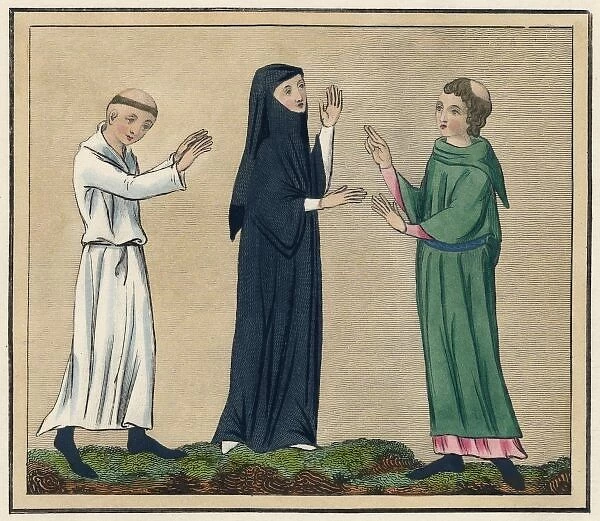 2 Monks Meet a Nun, C13