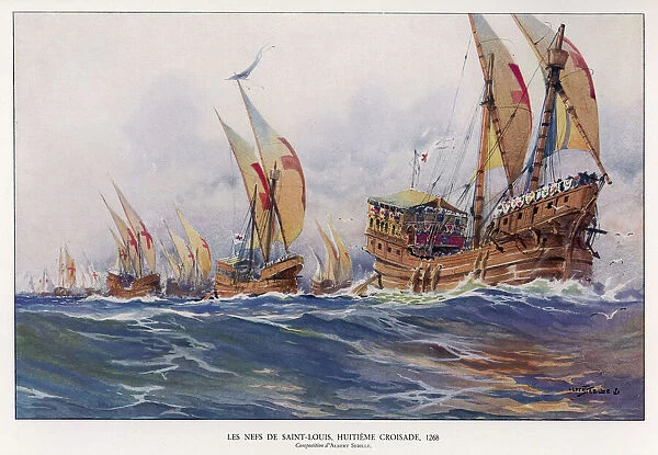 8th Crusade - Fleet. EIGHTH CRUSADE The ships which carried Louis IX