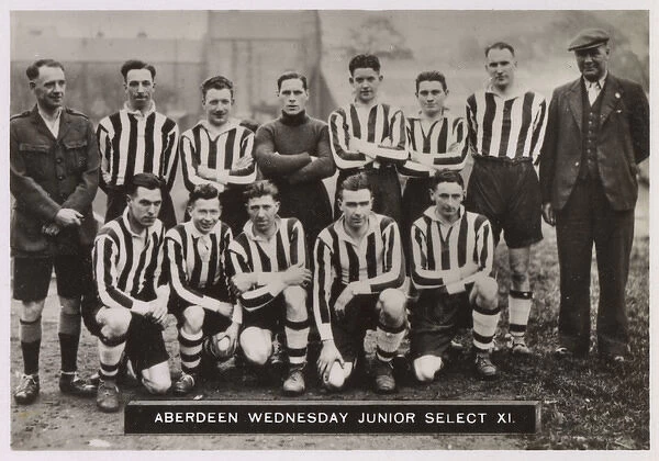 Aberdeen Wednesday Junior Select XI football team 1934-1935
