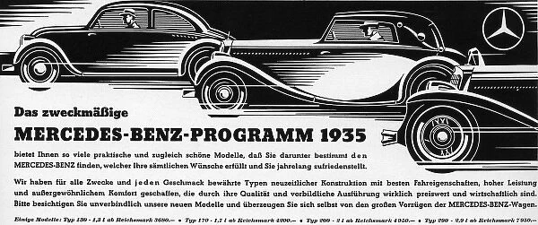 Ad for Mercedes
