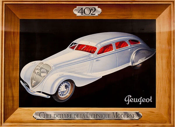 Advertisement for Peugeot cars