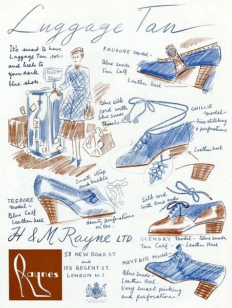 Advert for Raynes shoes 1937