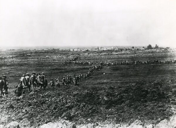 American troops advance, Western Front, WW1