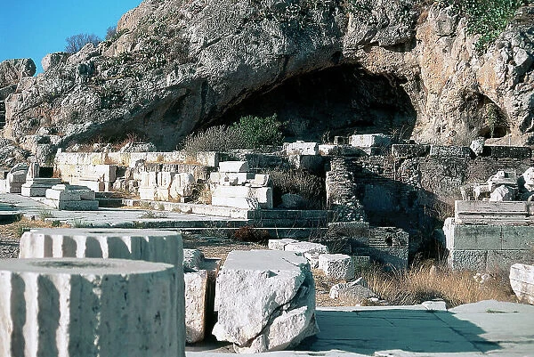 Ancient Cave Cavern Death Eleusina Eleusis Entrance