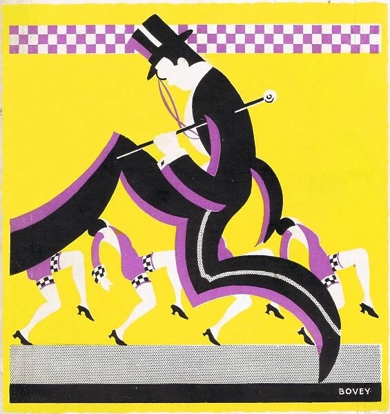 Art deco cover for Theatre World, March 1926