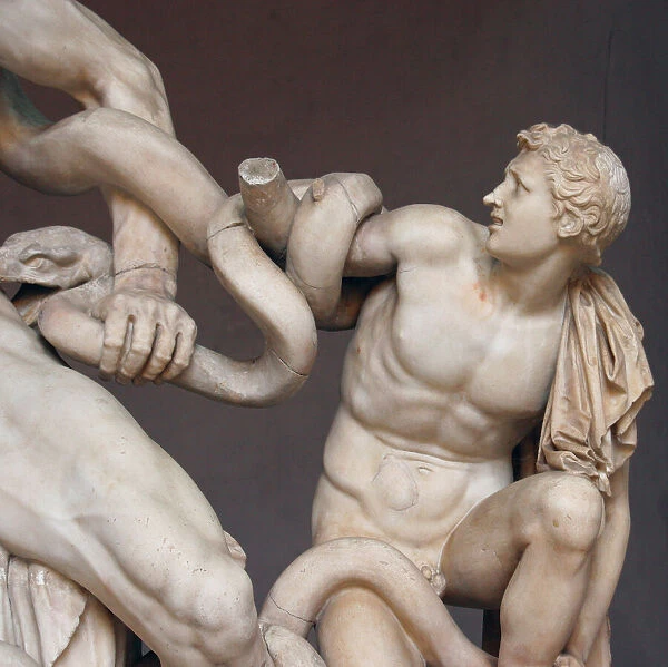 Art Greek. Hellenistic. The Statue of Lacoon (Laacoonte). 2