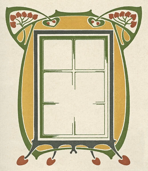 Art nouveau window design