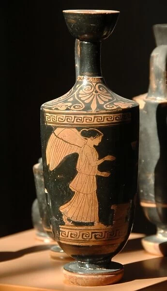 Attic Lekythos red-figure. V century B. C. Greece