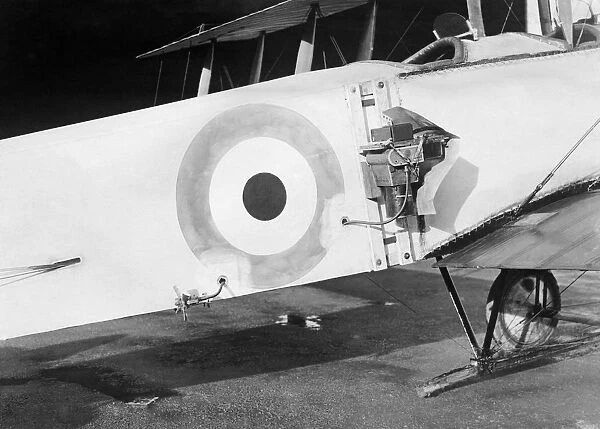 Avro 504 with Vertical Fuselage-Mounted Camera for Aerial-Photography Date: 1910s