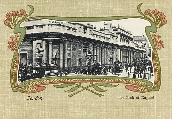 The Bank of England - Art Nouveau Border