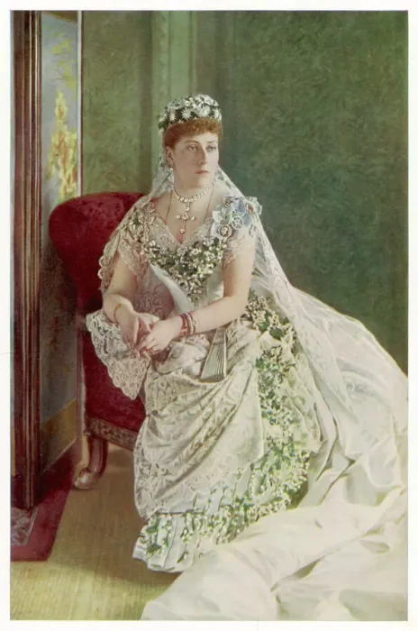 princess beatrice white dress Wedding gown of UK's Princess Beatrice goes on show