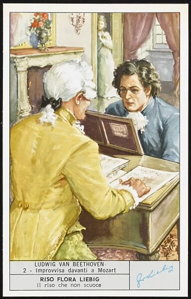 Beethoven  /  Liebig Card 2