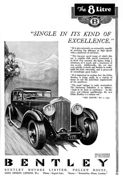 Bentley Motors advertisement