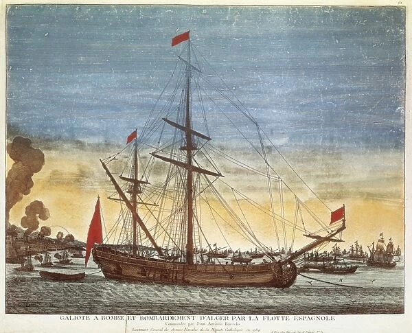 Bombardment of Algiers by the Spansih fleet