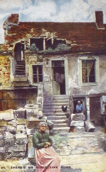 Bombed House - Occupants refuse to leave