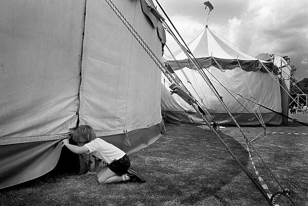 boy circus tent