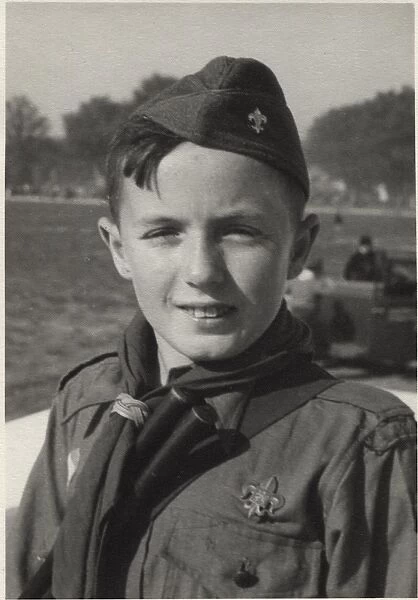 Boy scout at World Jamboree, Czechoslovakia