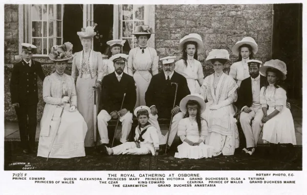 British and Russian Royal Families at Osborne House