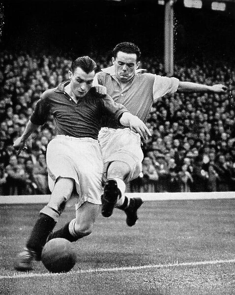 Bryn Jones Tackling Gillick, Arsenal vs. Everton, 1938