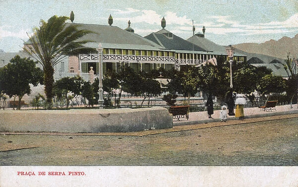Buildings in Serpa Pinto, Angola, Portuguese West Africa