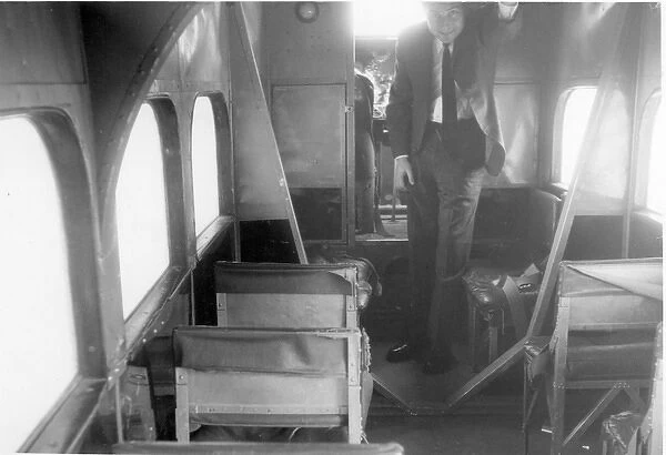 The cabin of Ford Tri-Motor N7584 of Island Airlines