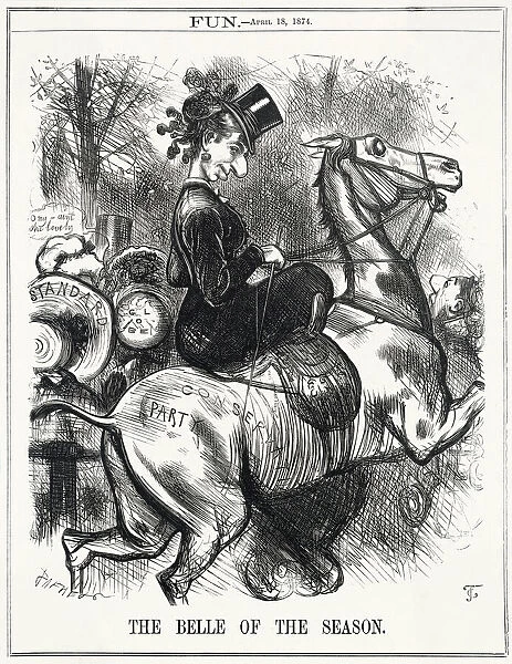 Cartoon, The Belle of the Season (Disraeli)