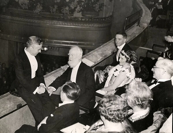 Charlie Chaplin, George Bernard Shaw Dominion Theatre 1931