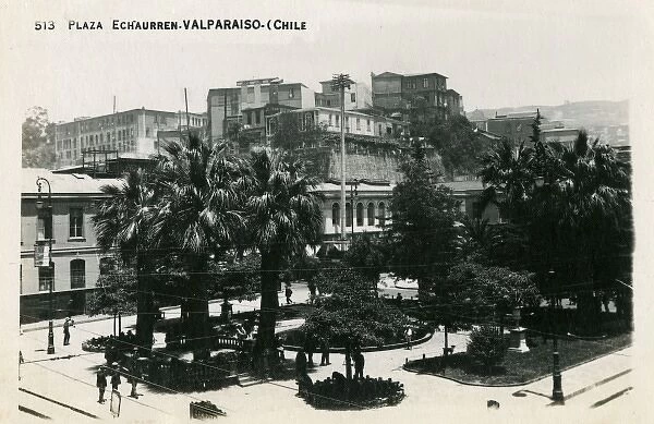 Chile - Valparaiso - Plaza Echurren