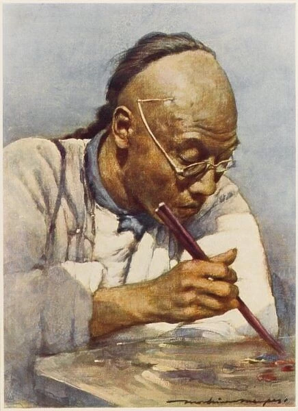 Chinaman with Chopsticks