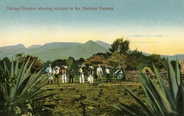 Chiriqui Country showing a volcano, in the distance, Panama