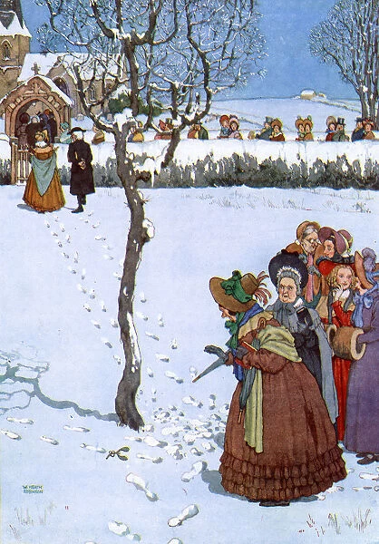 Christmas Scandal by William Heath Robinson