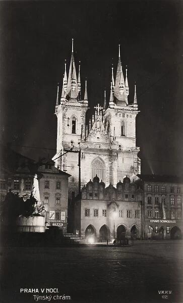 The Church of Our Lady before Tyn - Prague (at night)