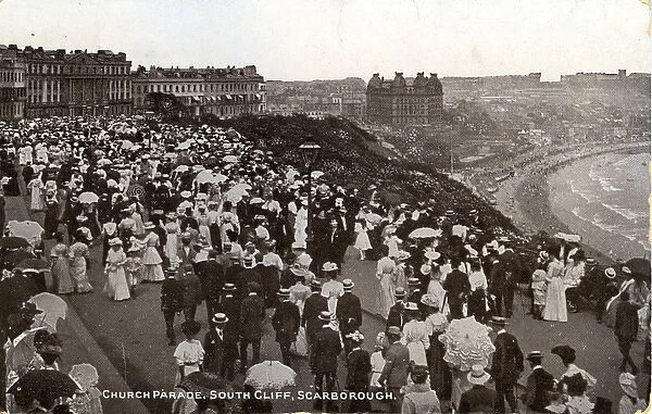 Church Parade & South Cliff, Scarborough, Yorkshire
