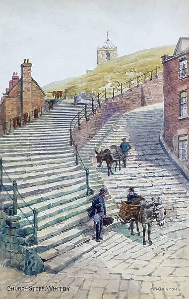 Church Steps, Whitby, North Yorkshire