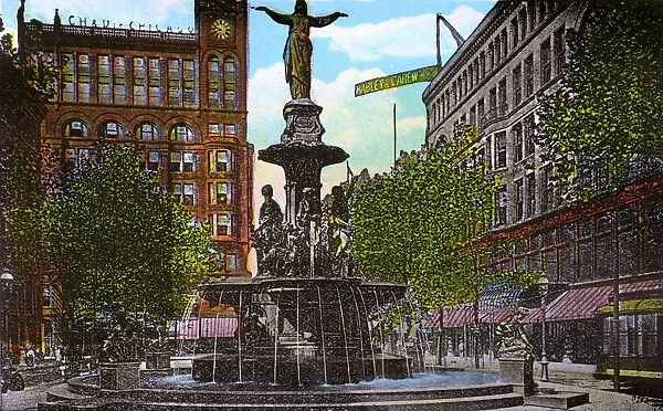 Cincinnati, Ohio, USA - Fountain Square