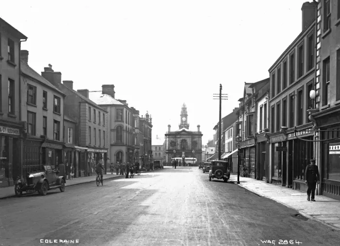 Framed Print : Coleraine Print: Early 20th Century Street Scene Framed Print : Coleraine Print: Early 20th Century Street Scene