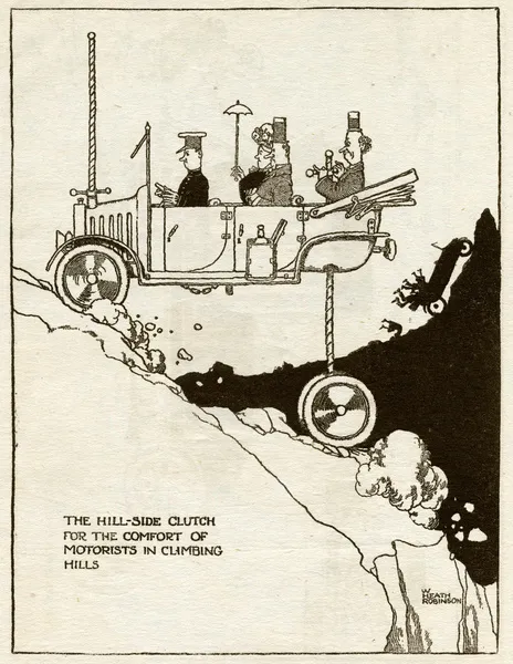 Comfort of motorists in climbing hills by W H Robinson