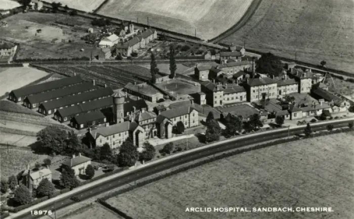Framed Print : Aerial View of Arclid Workhouse Print, Cheshire Framed Print : Aerial View of Arclid Workhouse Print, Cheshire