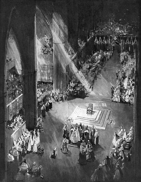 Coronation 1953 - Crowning of Queen Elizabeth II
