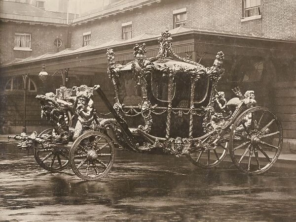 Coronation Coach in the Royal Mews
