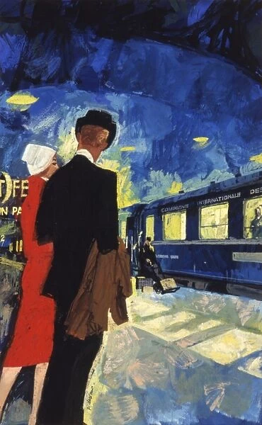 Couple at station