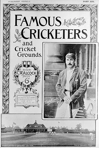 Cover design, Famous Cricketers and Cricket Grounds, XIII