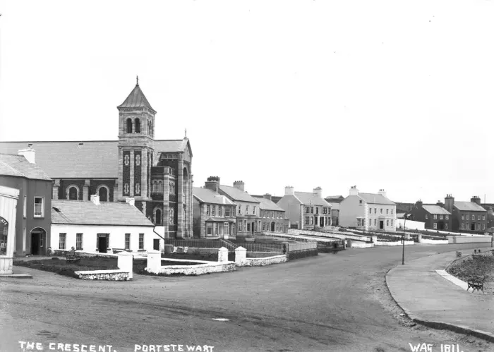 Framed Print : Early 20th Century Print of Portstewart's The Crescent