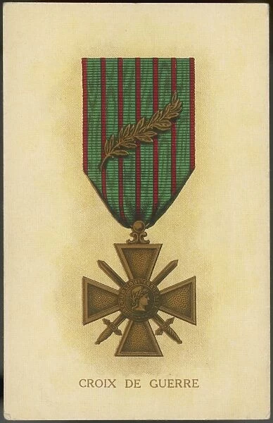 Croix De Guerre Card