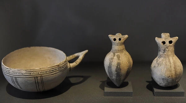 Cups and rattles. Late Bronze Age. Cyprus