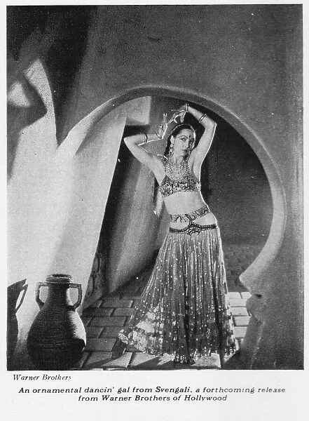 A dancing girl from the Warner Brothers film Svengali, 1931