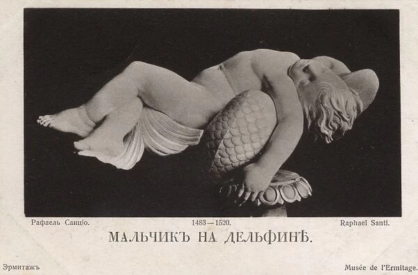 Dead boy on a Dolphin by Raphael